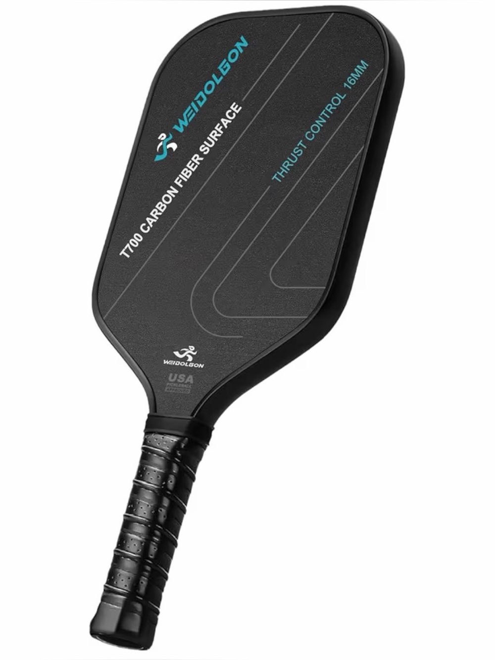 Pickleball Paddle, Multi-Layer T700 Textured Carbon Fiber, USAPA Approved, NEW